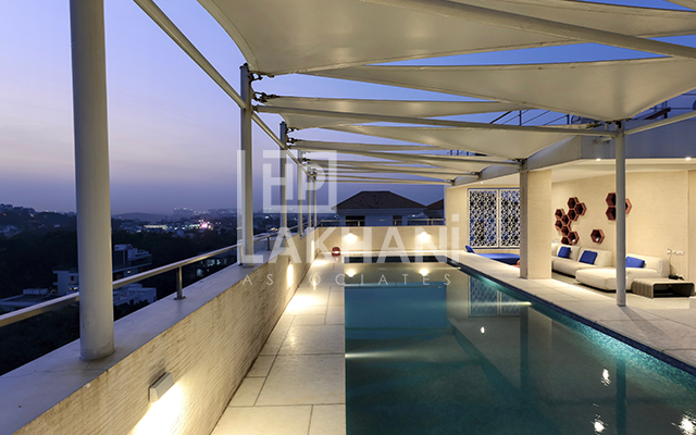 custom indoor pools design by HP Lakahani