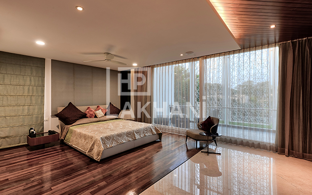 Tiberwal's Residence luxury bedrooms interior design