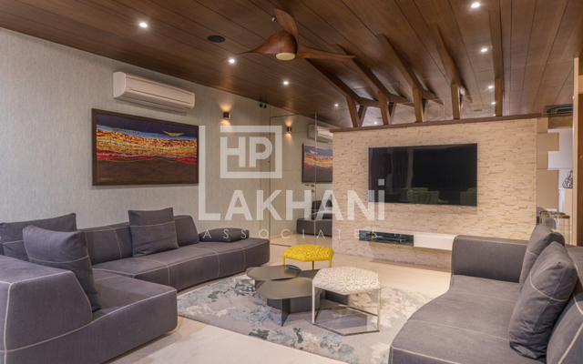 Living Hall Designed by HP Lakhani Associates